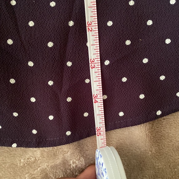 H&M Navy Blue Polka dot dress - Picture 3 of 3